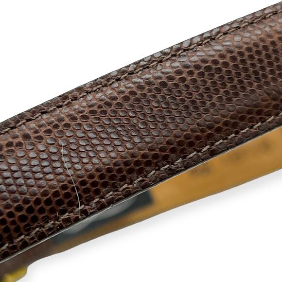 Brighton Womens Belt Brighton Classics Brown Two Tone Silver Western Cowgirl - Picture 9 of 13